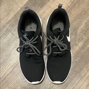 Nike Black and White Athletic Shoes